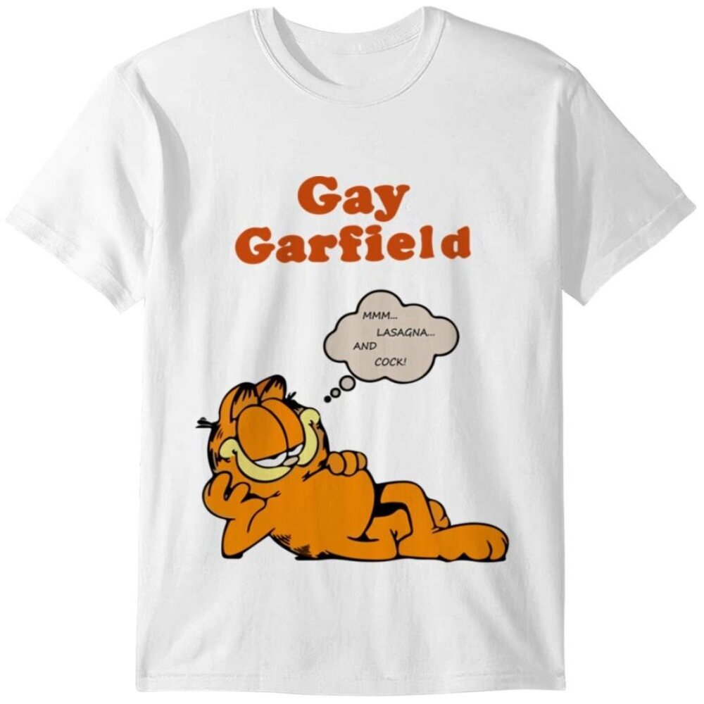 Gay Garfield Propaganda Cowboy Retro Statement Humor Collector Classic Graphic05